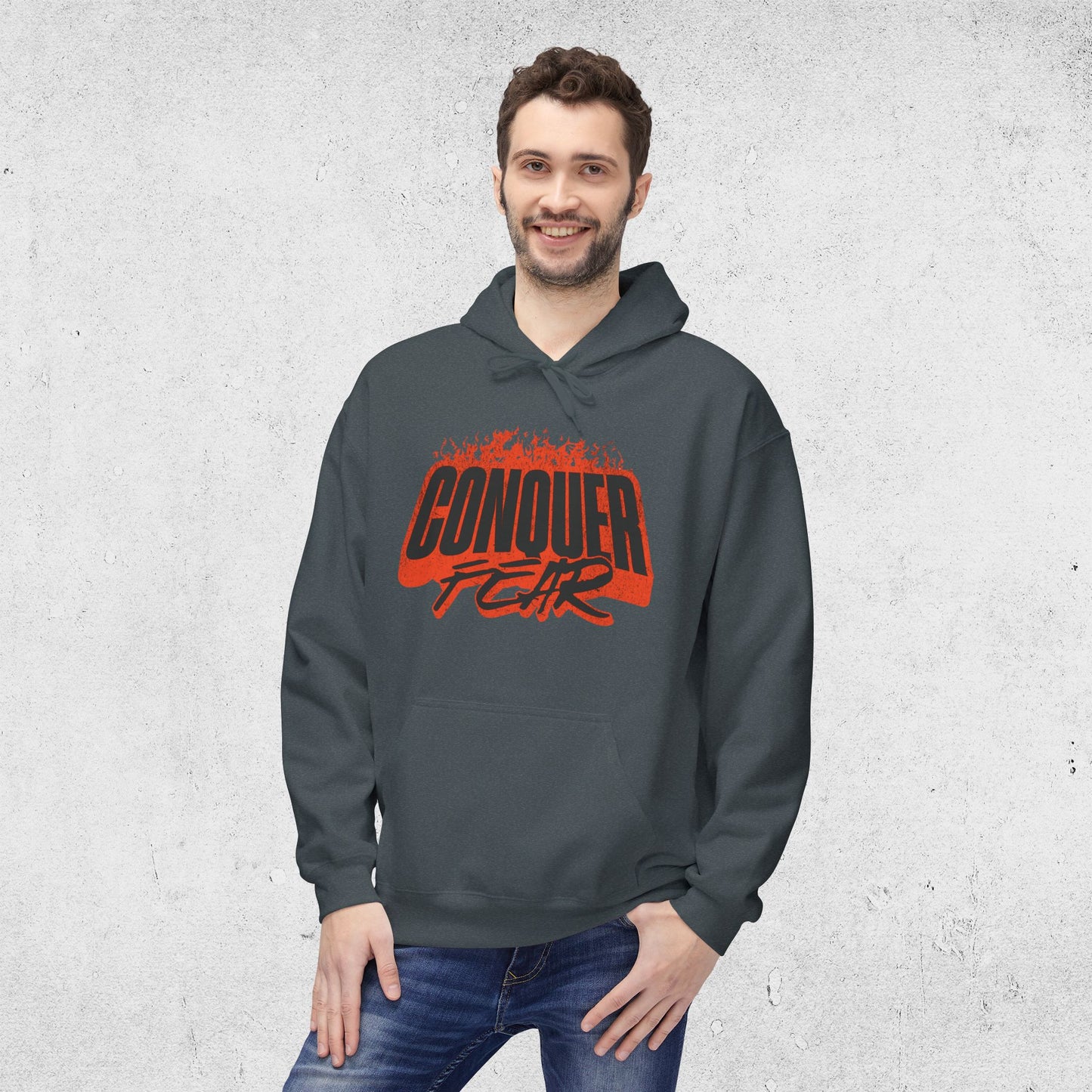 Conquer Fear - Relaxed Hoodie