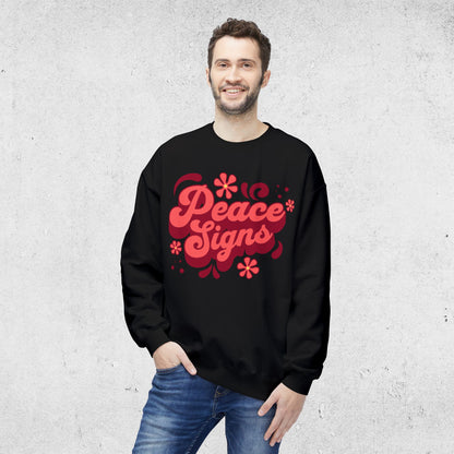 Peace Signs - Relaxed Sweatshirt