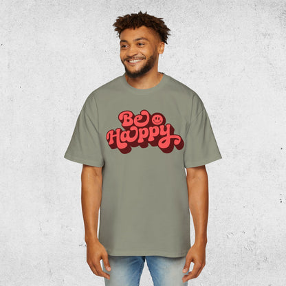 Be Happy - Oversized Tee